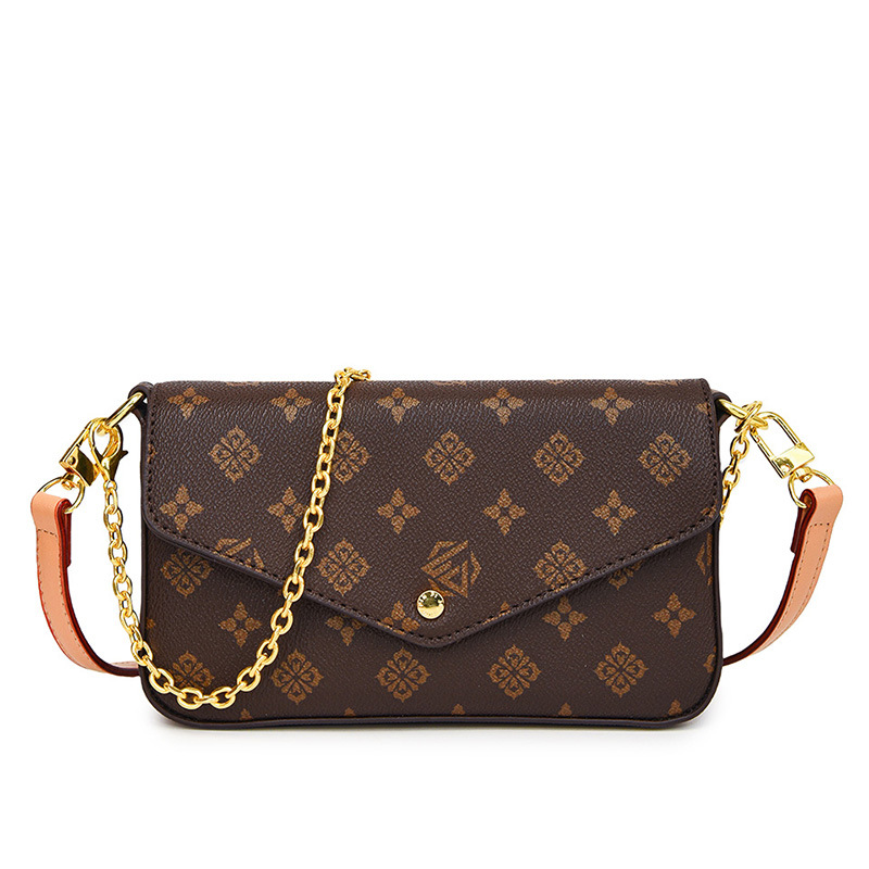 Luxury Bags Louis Vuitton - Women Color Block Print Crossbody Bag