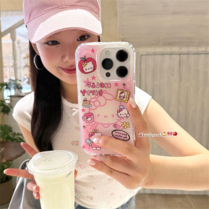 Luxury Bags From Japan - Creative Cartoon Cute Cat iPhone Case