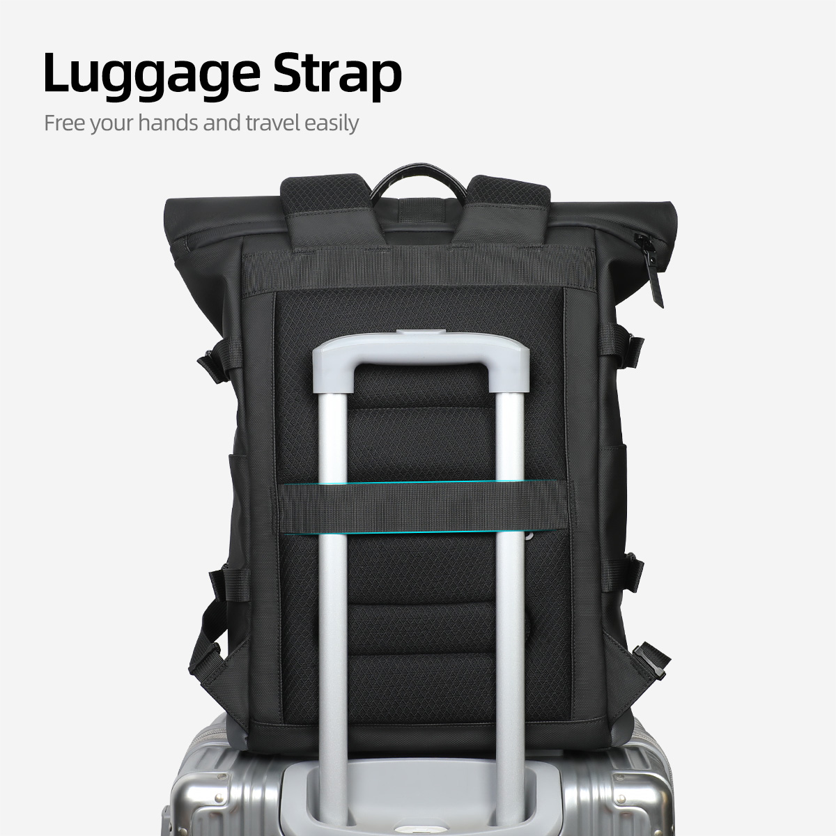 HK Waterproof Roll-Top Backpac - огляд і ціна Structured Handbag Top Handle