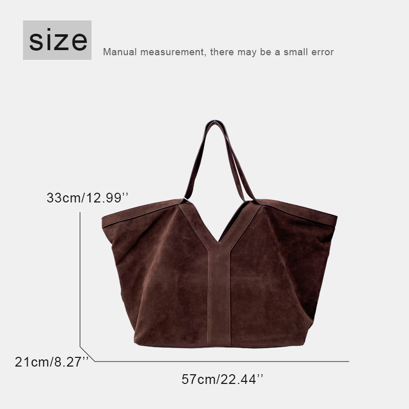 Oversized Faux Suede Tote Bags - огляд і ціна Luxury Bags 2026