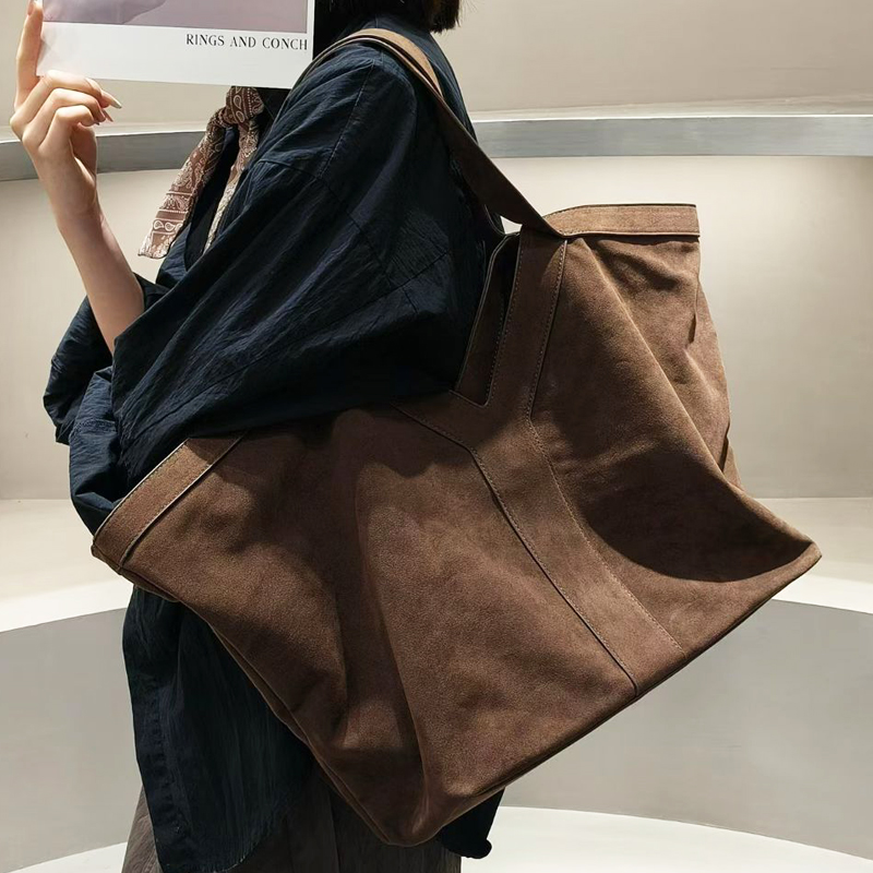 Oversized Faux Suede Tote Bags - огляд і ціна Luxury Bags 2026