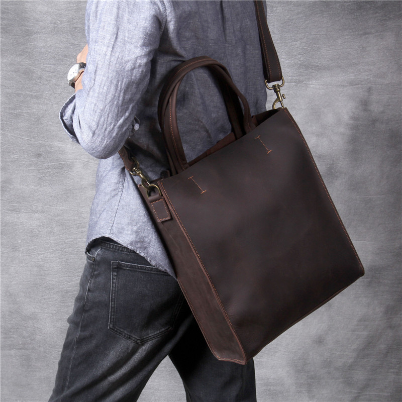Vintage genuine leather men ha - огляд і ціна Luxury Bags Laptop