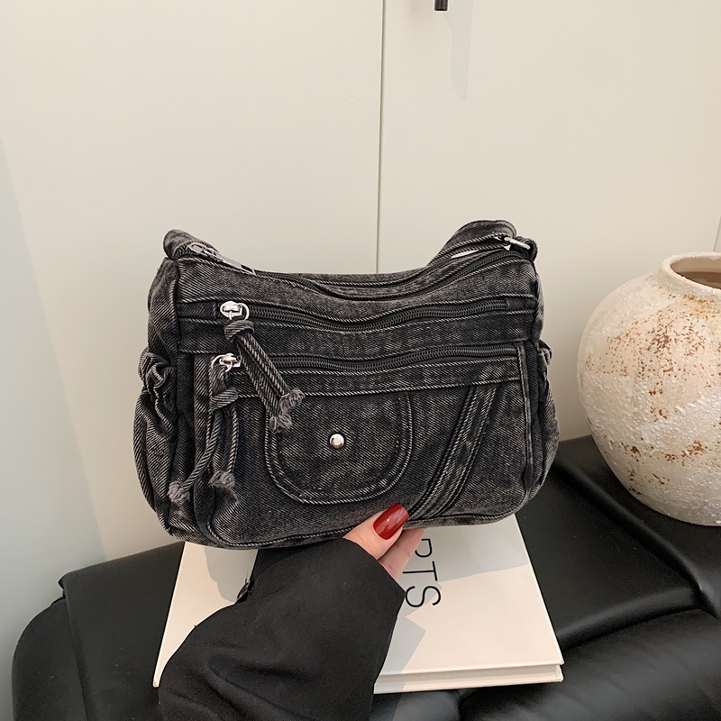 Street Style Retro Blue Denim  - огляд і ціна Luxury Bags Vip