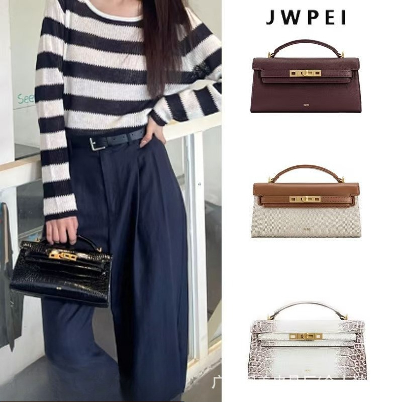 JW PEI Noor Women's Croc Embos - огляд і ціна Structured Handbag Top Handle