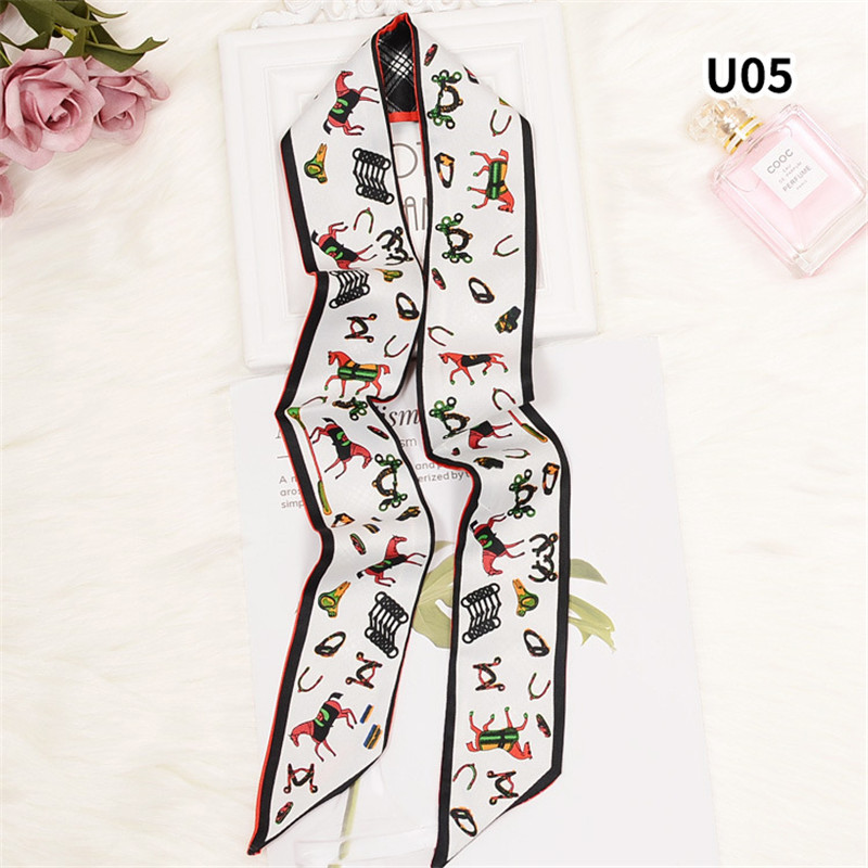 Horse Plaid Skinny Scarf Women - огляд і ціна Luxury Bags China