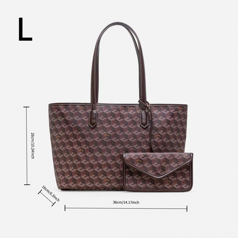 Large Capacity Geometric Print - огляд і ціна Luxury Bags Goyard