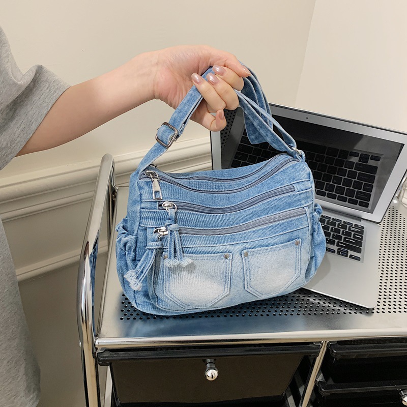 Korean Fashion Washed Denim Co - огляд і ціна Luxury Bags Vip