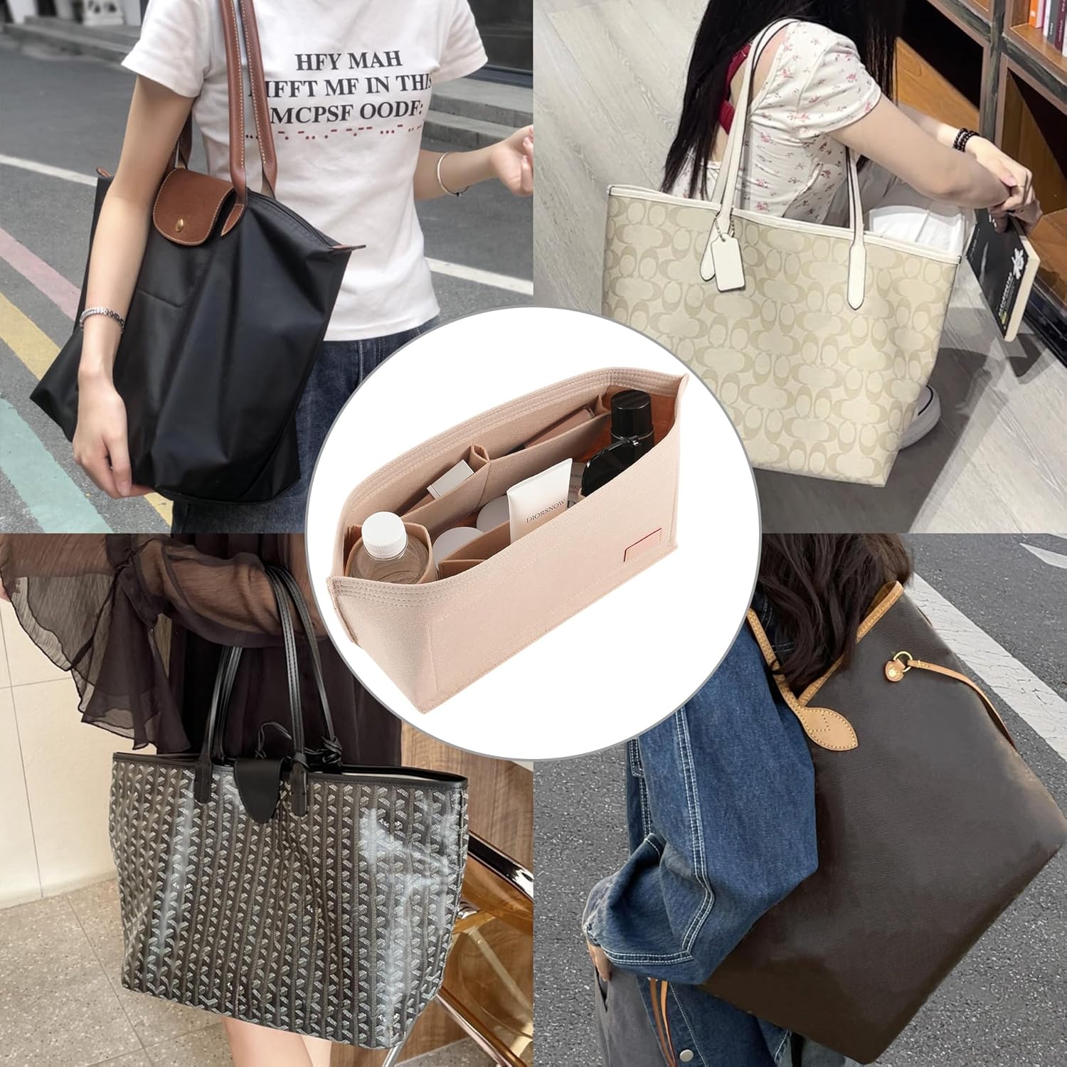 2Pcs Set Purse Organizer Inser - огляд і ціна Luxury Bags Goyard