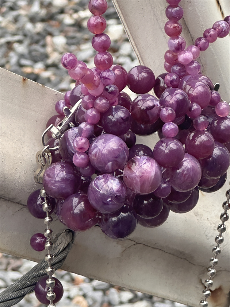 Girls Mini Purple Beaded  Clut - огляд і ціна Mini Bag Evening Clutch