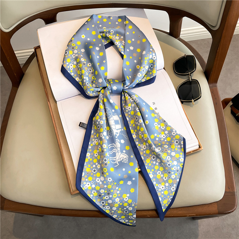 Fashion Print Long Silk Scarf  - огляд і ціна Luxury Bags China