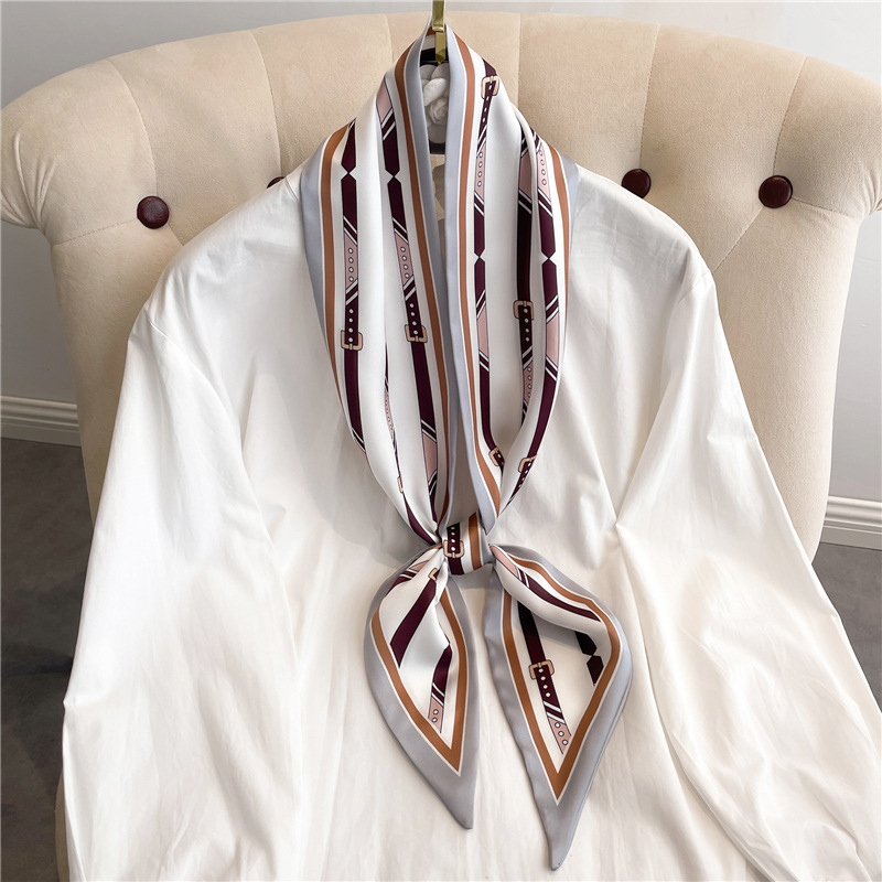 Fashion Print Long Silk Scarf  - огляд і ціна Luxury Bags China