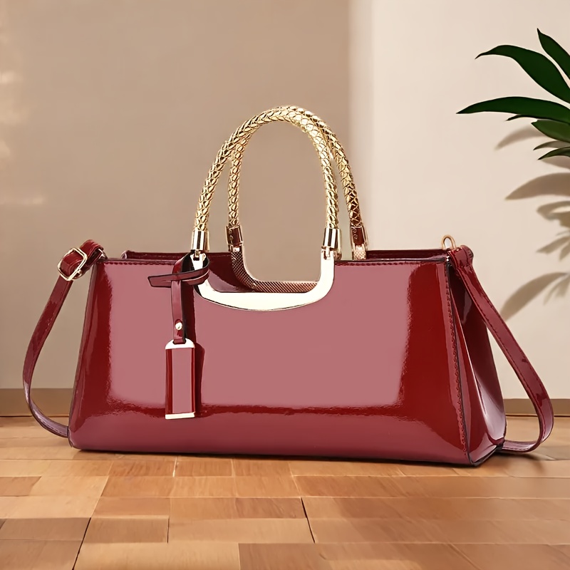 Women's Glossy PU Leather Shou - огляд і ціна Luxury Bags Louis Vuitton