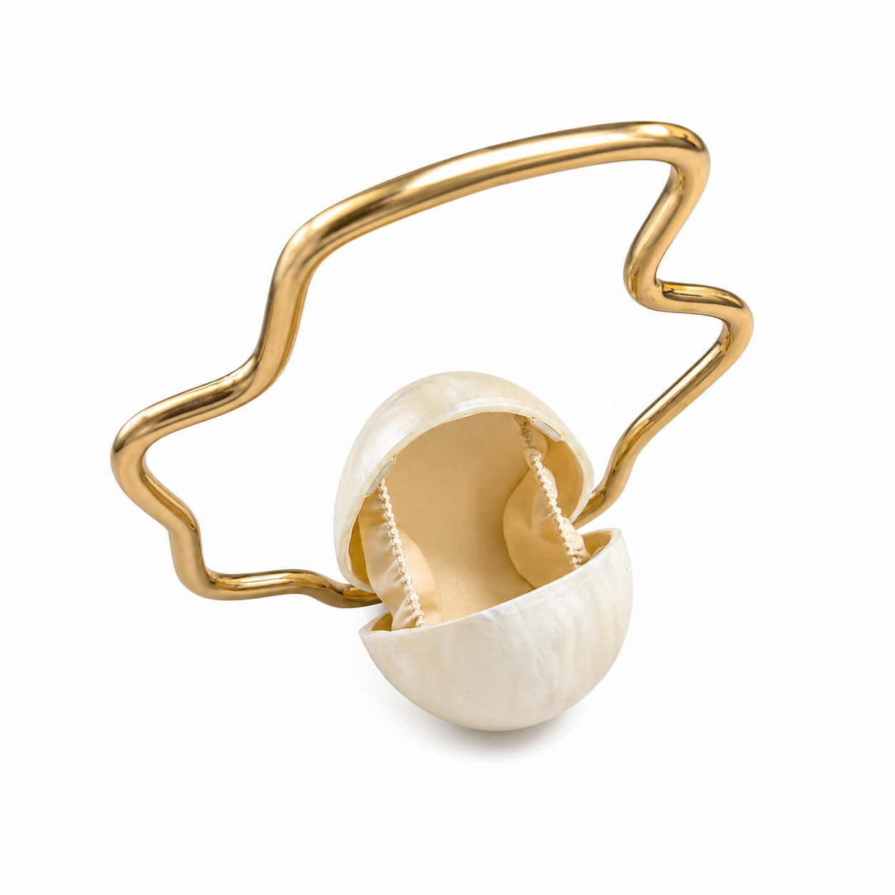 Women mini Acrylic Egg Bag Cut - огляд і ціна Mini Bag Evening Clutch