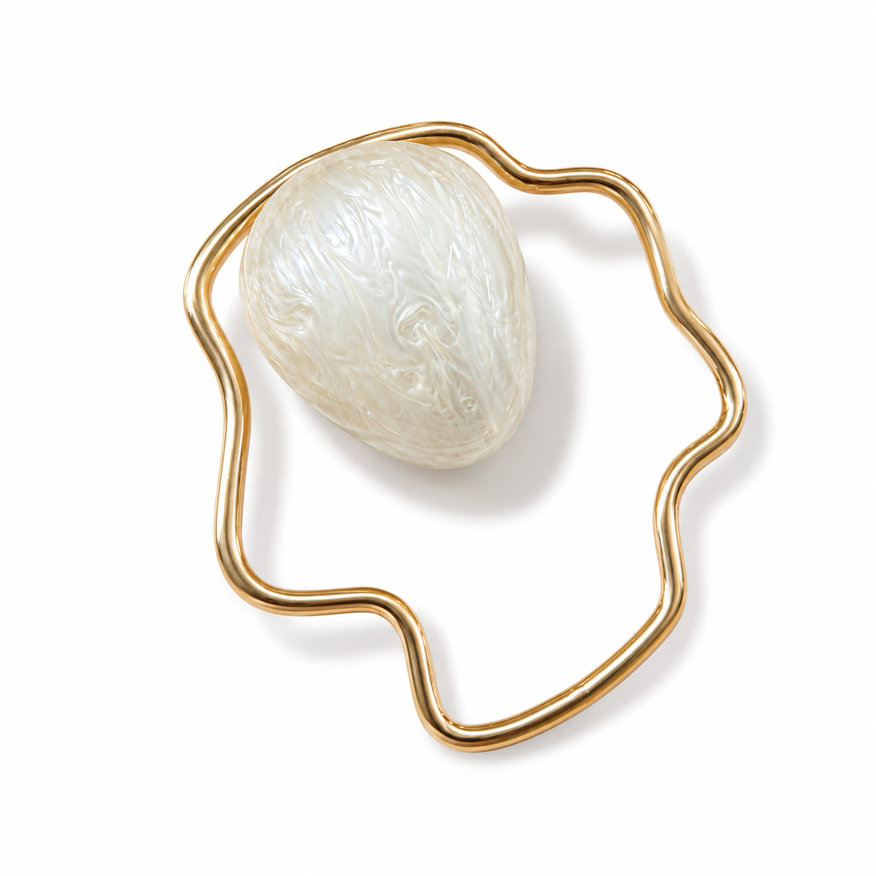 Women mini Acrylic Egg Bag Cut - огляд і ціна Mini Bag Evening Clutch