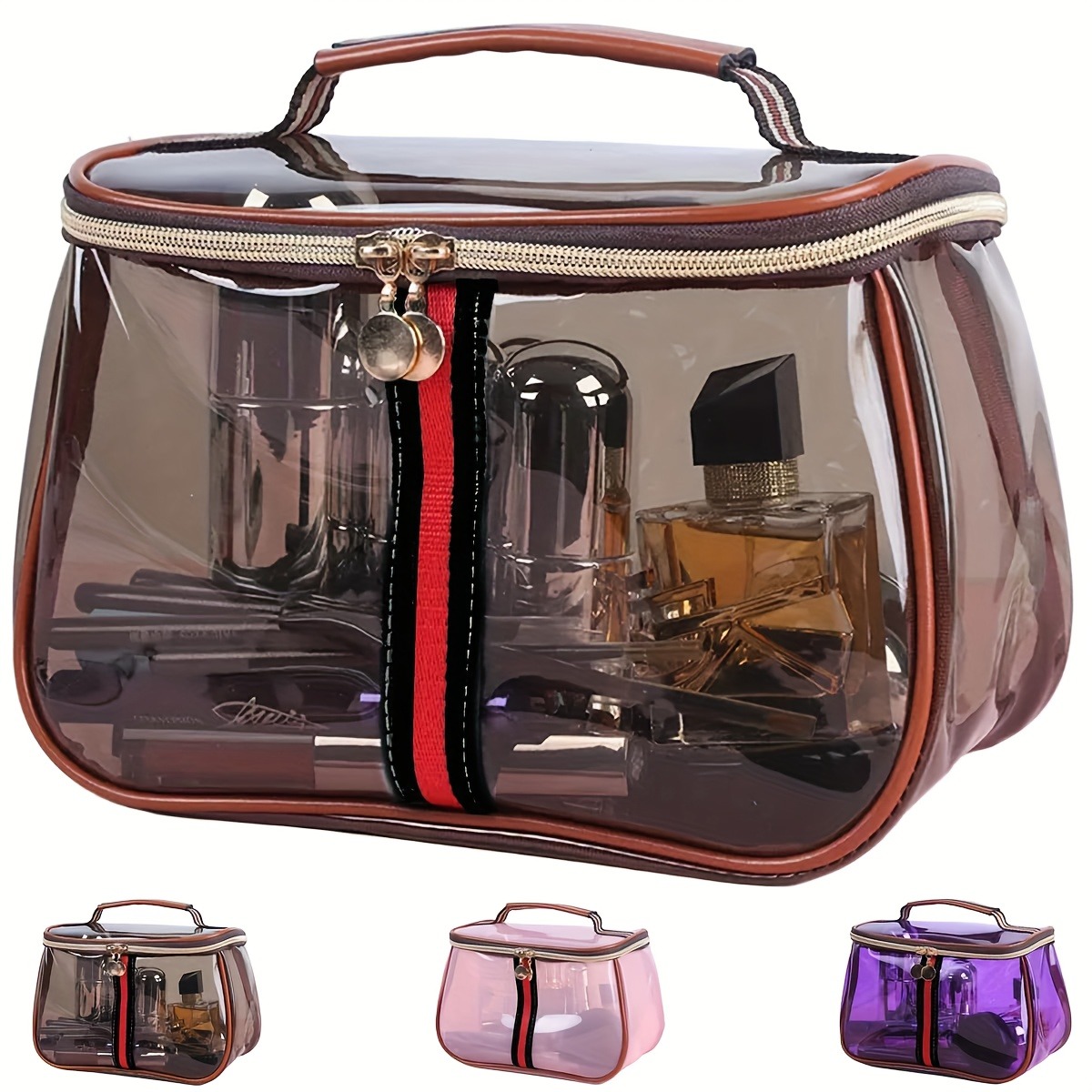 Women' Transparent Apple-Theme - огляд і ціна Structured Handbag Top Handle