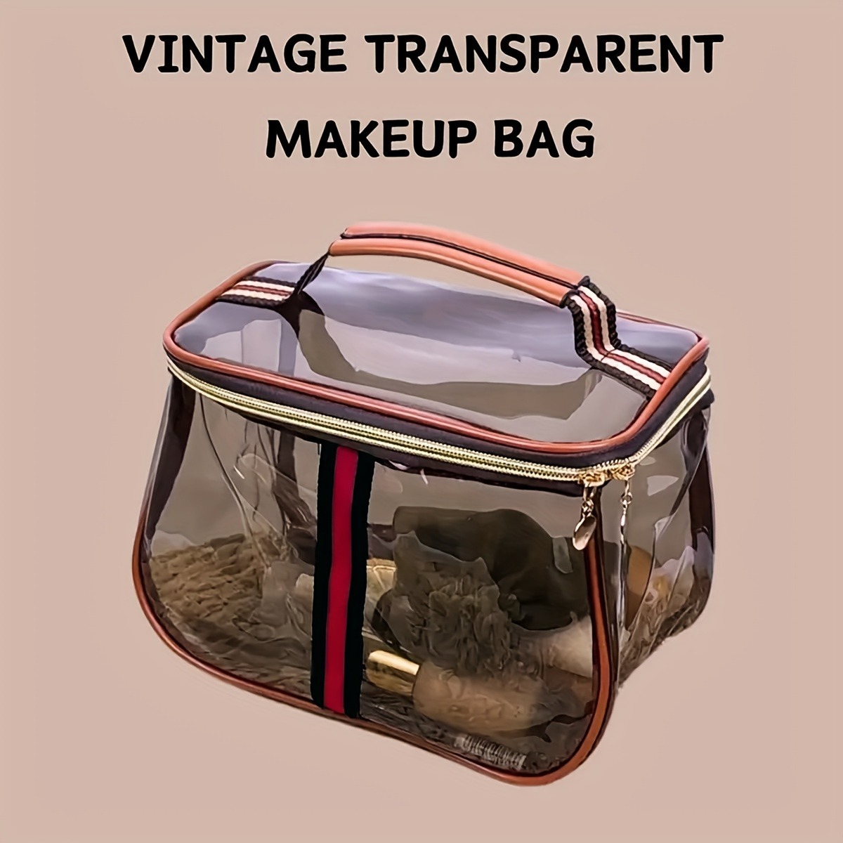 Women' Transparent Apple-Theme - огляд і ціна Structured Handbag Top Handle