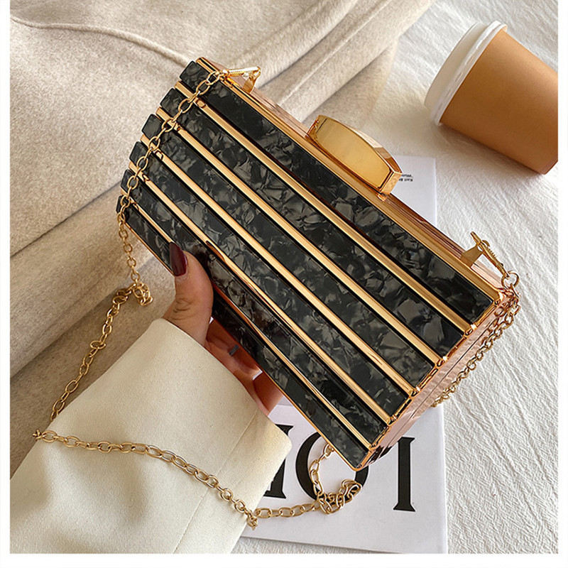 Luxury Designer Acrylic Square - огляд і ціна Mini Bag Evening Clutch