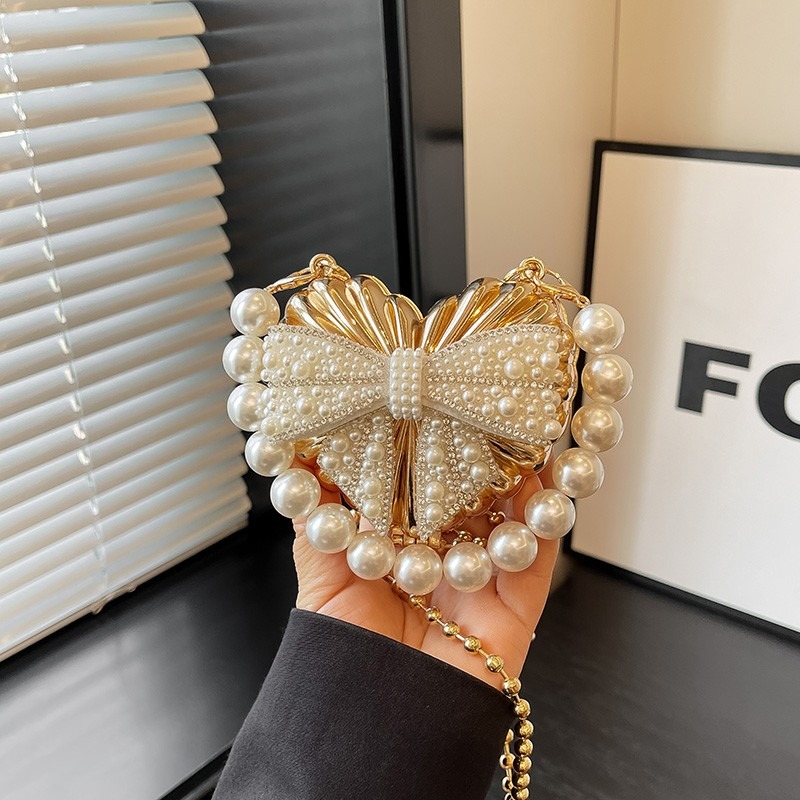 Sparkling Heart Shaped Clutch  - огляд і ціна Mini Bag Evening Clutch