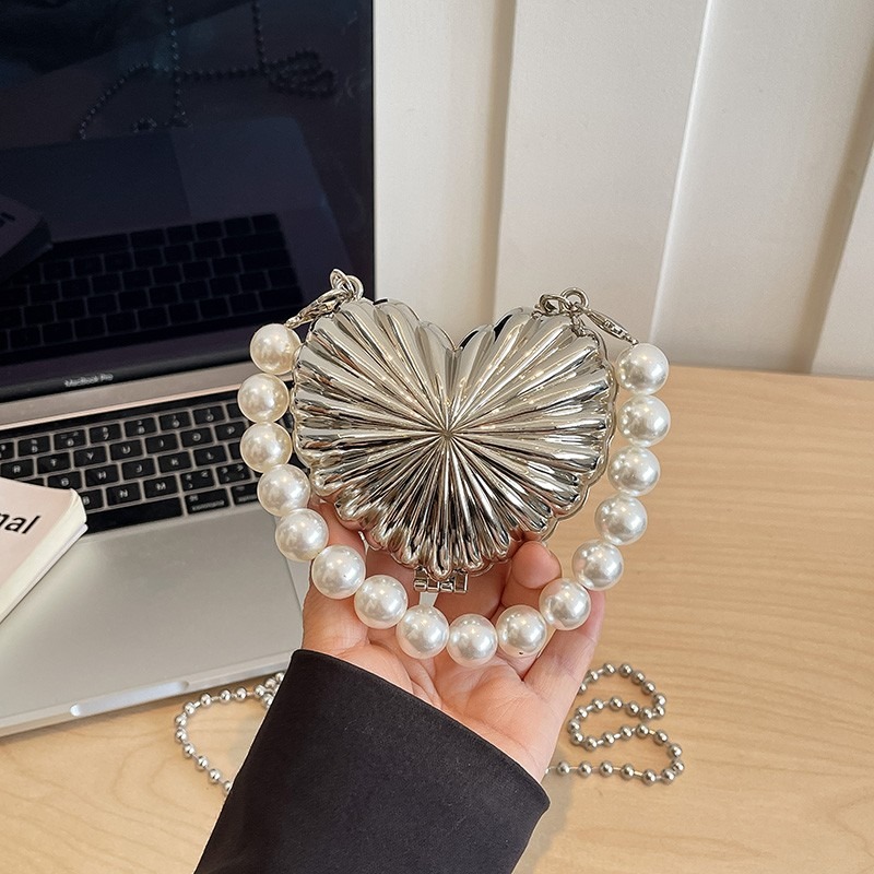 Sparkling Heart Shaped Clutch  - огляд і ціна Mini Bag Evening Clutch