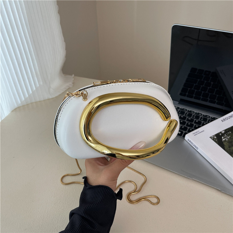 Retro Gold Metal Handle Women  - огляд і ціна Mini Bag Evening Clutch