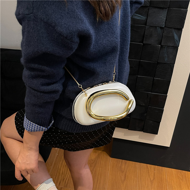 Retro Gold Metal Handle Women  - огляд і ціна Mini Bag Evening Clutch