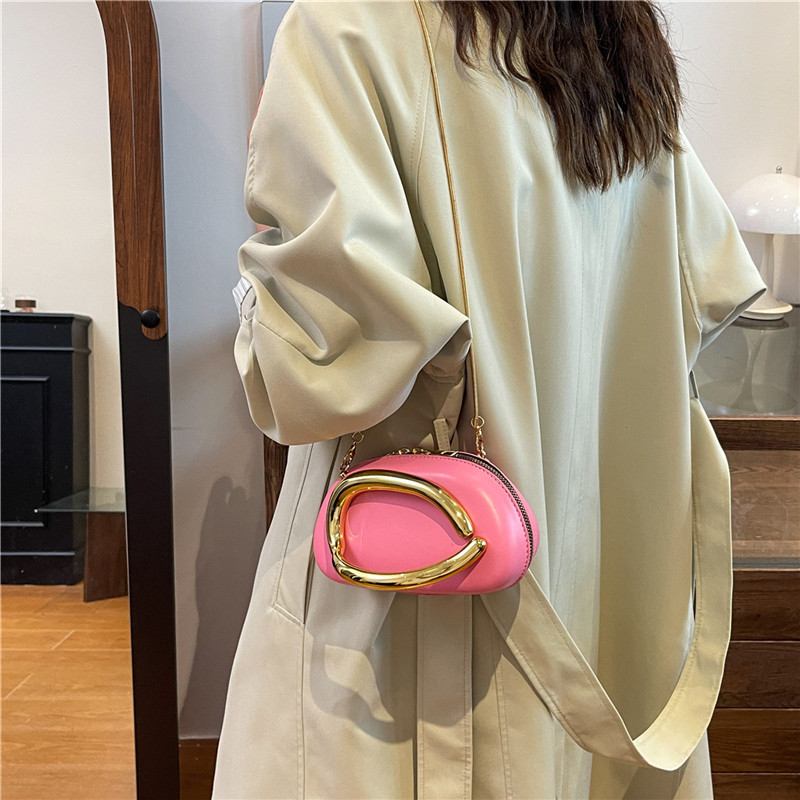 Retro Gold Metal Handle Women  - огляд і ціна Mini Bag Evening Clutch