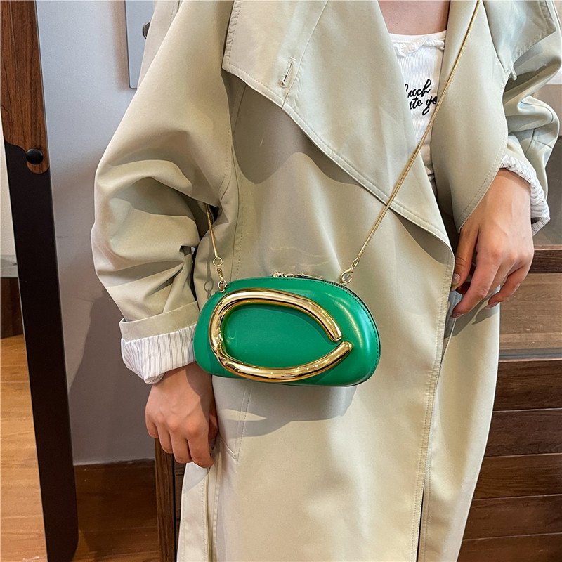Retro Gold Metal Handle Women  - огляд і ціна Mini Bag Evening Clutch